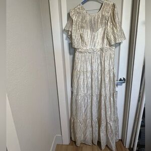 Gold/white BCBG Max Azria Dress